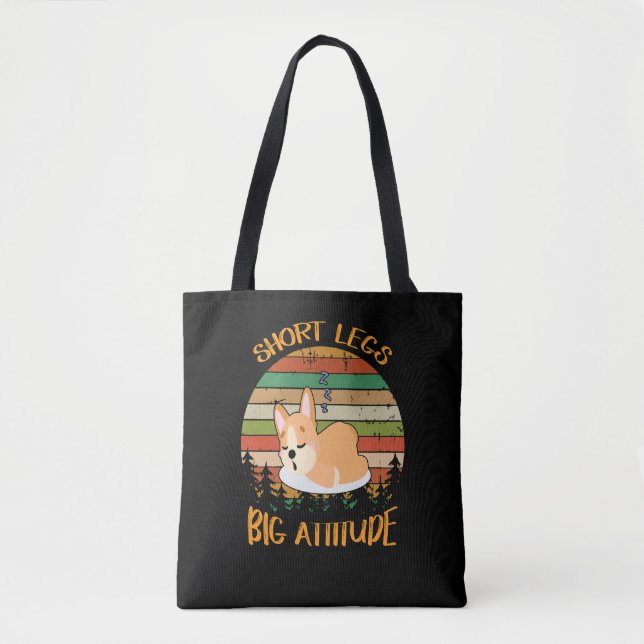 Tote Bag 33 Jambes courtes Grande Attitude (Devant)