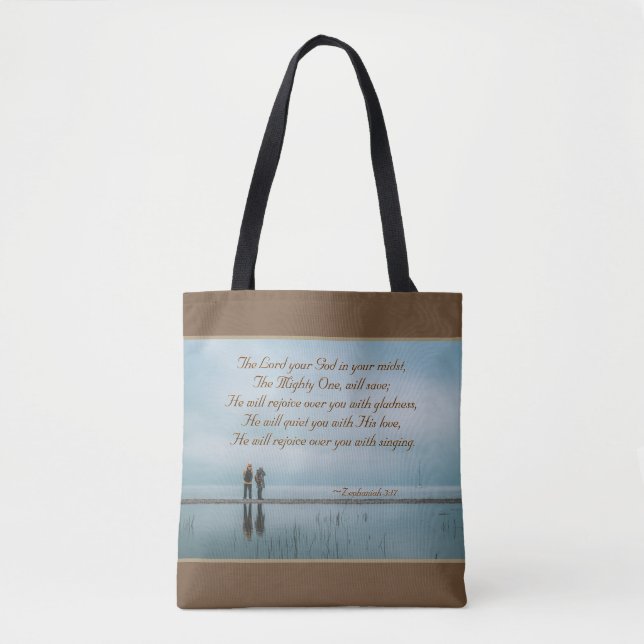 Tote Bag 3:17 Rejoice over you with sinah. (Devant)