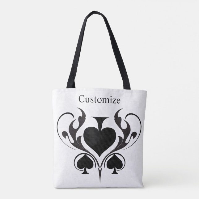 Tote Bag 3 Black Spins Tribal Thunder_Cove (Dos)