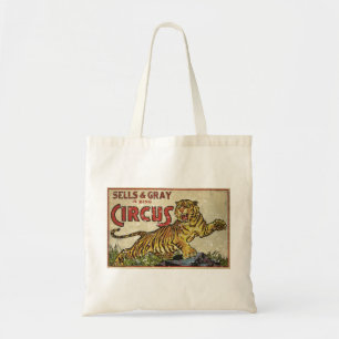 Tote Bag 3 Cercle Cirque - cirque 1930 en détresse