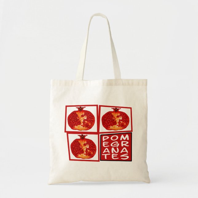 Tote Bag 3 Fruits de grenade (Devant)