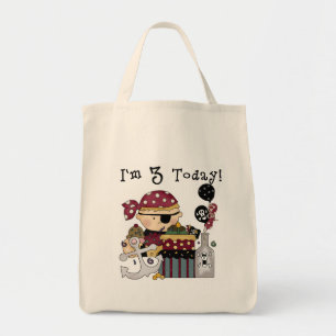 Tote Bag 3e anniversaire Pirate Tshirts et cadeaux