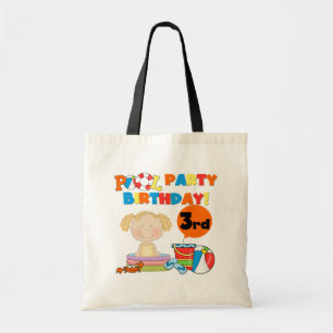 Tote Bag 3èmes T-shirts et cadeaux d'anniversaire de récept