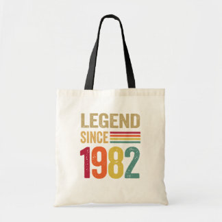 Tote Bag 40 ans Cadeaux légende depuis 1982 - 40e B-Day