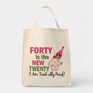 Tote Bag 40 est nouveaux 20 que je suis preuve de
