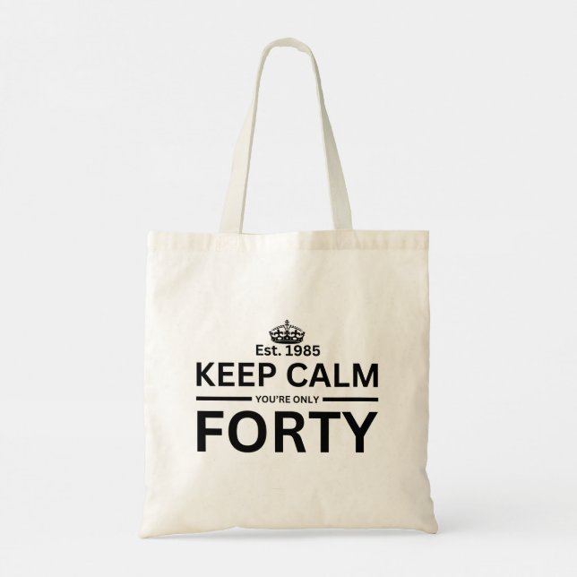 Tote Bag 40e anniversaire (Dos)