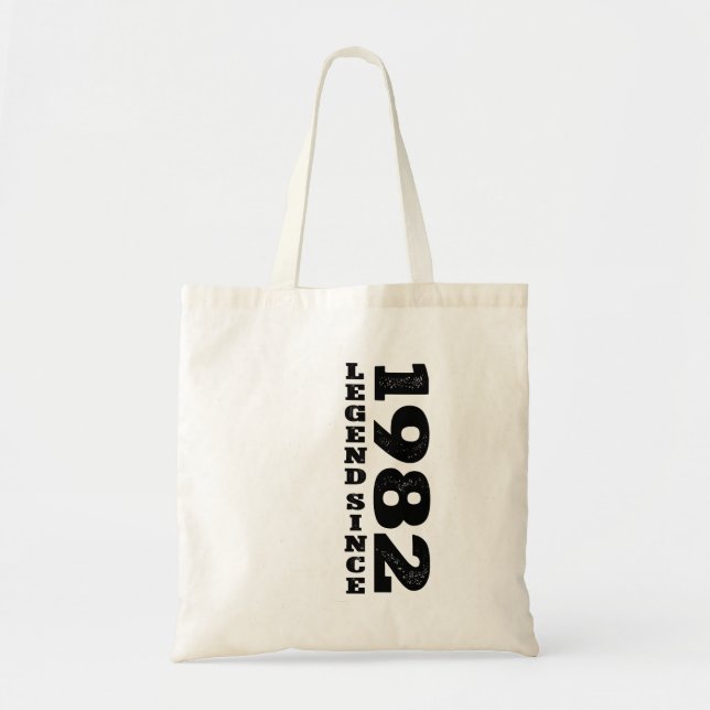 Tote Bag 40E Anniversaire Cadeaux 40 Ans Légende Rétro Depu (Devant)