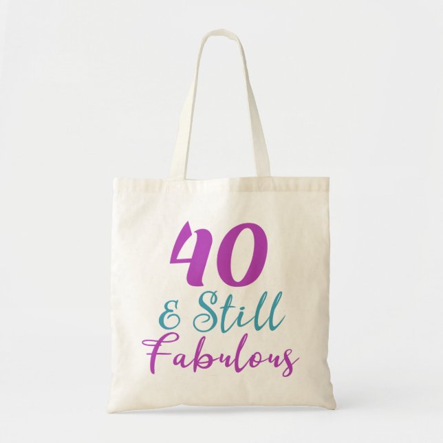 Tote Bag 40e anniversaire Toujours fabuleux (Devant)