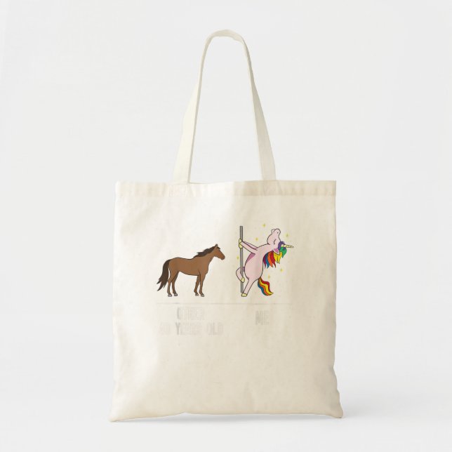 Tote Bag 40e Anniversaire Unicorn Funny 40 Anniversaire Aut (Devant)