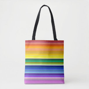 Tote Bag 42 bandes arc-en-ciel