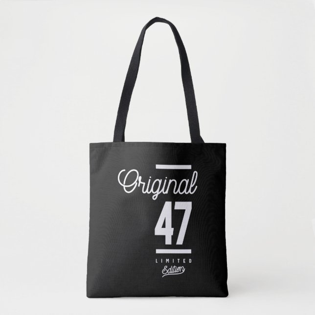 Tote Bag 47 Ans - 47e Anniversaire Drôle cadeau (Devant)