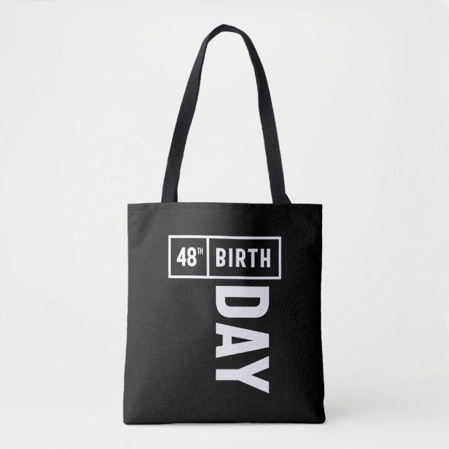 Tote Bag 48 Ans - 48e Anniversaire Drôle Cadeau (Devant)