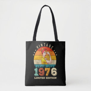 Tote Bag 49 ans Anniversaire 1976 Vintage 49e anniversaire