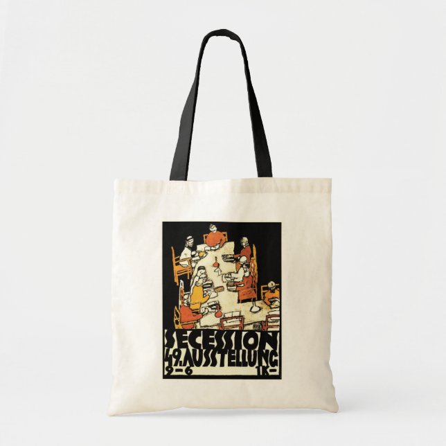 Tote Bag 49ème Sécession Ausstellung ("amis") par Schiele (Devant)