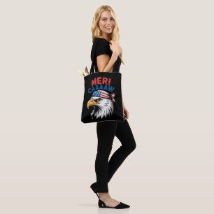 Tote Bag 4 juillet Aigle Liberté Patriotique