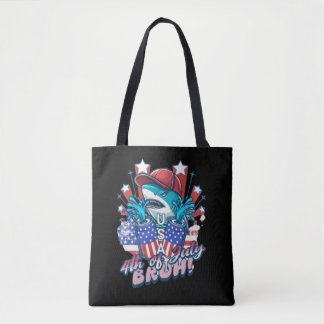 Tote Bag 4 juillet de requin bruh
