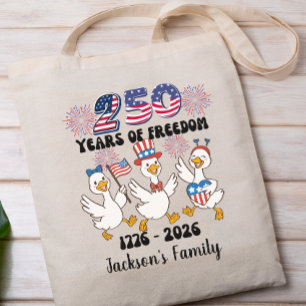 Tote Bag 4 juillet tenue de famille assortie US 250e annive