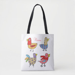 Tote Bag 4 Oiseaux amusants Thunder_Cove