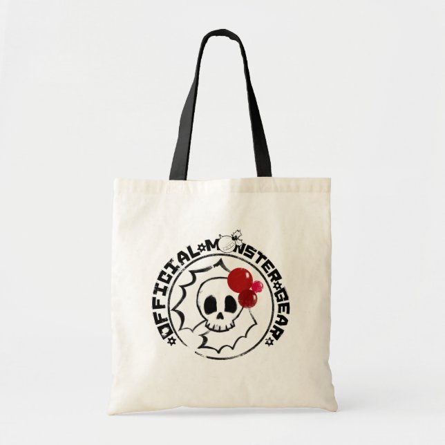 Tote Bag 4 petits monstres - logo de vacances de Nessa (Devant)
