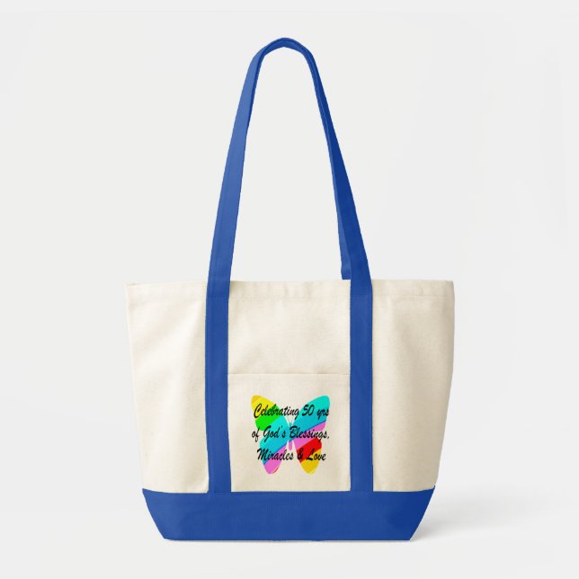 TOTE BAG 50 ANS DE BÉNÉDICTIONS (Devant)