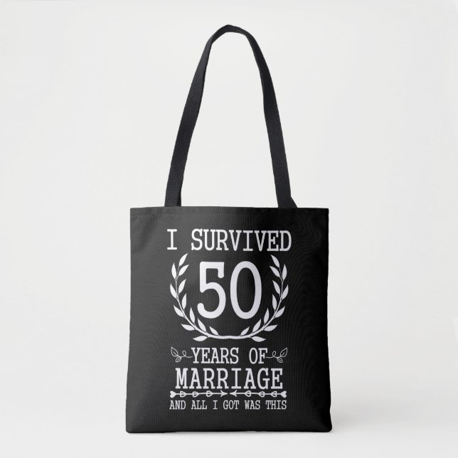 Tote Bag 50 ans de mariage, 50e Mariage (Devant)