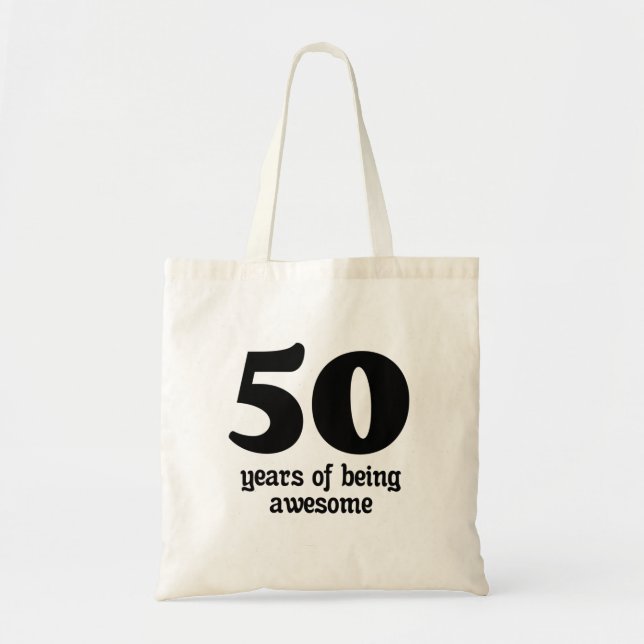 Tote Bag 50 ans d'être génial (Devant)
