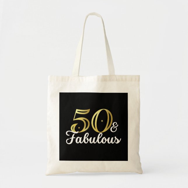 Tote Bag 50 ans et fabuleux  (Devant)