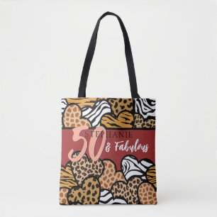 Tote Bag 50 et fabuleux Coeurs Posters de animaux rouges st