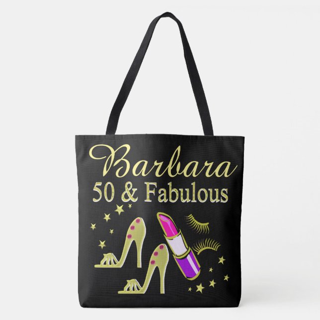 TOTE BAG 50 ET FABULOUS OR CHAUSSEUR DE CHAUSSURES PERSONNA (Devant)