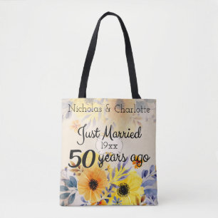 Tote Bag 50e anniversaire de Mariage d'or