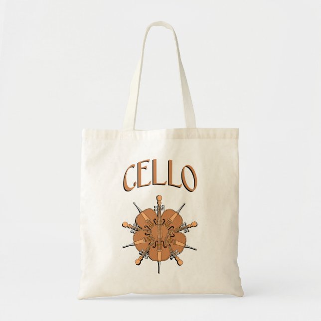 Tote Bag 5 Cellos (Devant)
