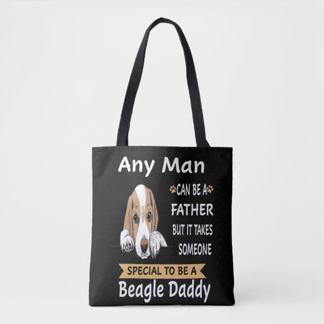 Tote Bag 5 N'Importe Quel Beagle Papa (Devant)
