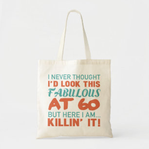 Tote Bag 60e anniversaire pour les femmes fabuleuses