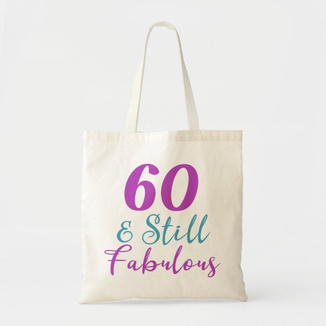 Tote Bag 60e anniversaire Toujours fabuleux (Devant)