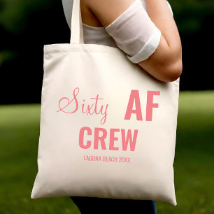 Tote Bag 60e fête d'anniversaire Soixante AF Équipage Group
