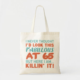 Tote Bag 65e anniversaire pour les femmes fabuleuses