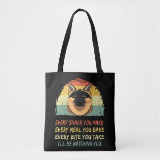 Tote Bag 6 Chaque Snack Que Tu Fais... Je te regarderai