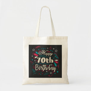 Tote Bag 70e anniversaire décoratif