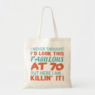 Tote Bag 70e anniversaire pour les femmes fabuleuses