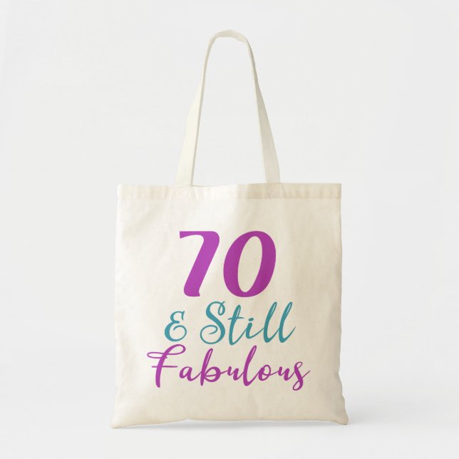 Tote Bag 70e anniversaire Toujours fabuleux (Devant)