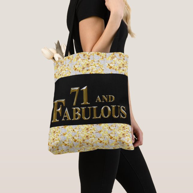 Tote Bag 71e anniversaire  (De près)