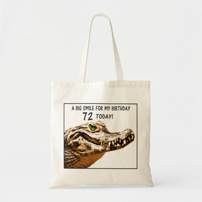 Tote Bag 72e anniversaire Alligator Smile (Devant)