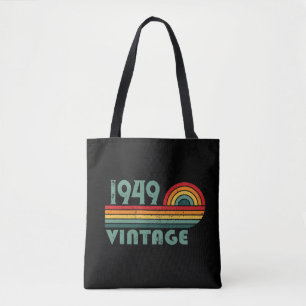 Tote Bag 75e anniversaire vintage personnalisé