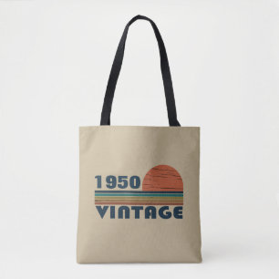 Tote Bag 75e anniversaire vintage personnalisé