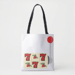 Tote Bag 777 Jackpot<br><div class="desc">Pas besoin de rouler les dés ou de miser,  ce design est sûr d'apporter l'excitation d'un grand jeu directement sur les serviettes,  lancer des oreillers et plus encore!</div>