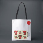 Tote Bag 777 Jackpot<br><div class="desc">Pas besoin de rouler les dés ou de miser,  ce design est sûr d'apporter l'excitation d'un grand jeu directement sur les serviettes,  lancer des oreillers et plus encore!</div>