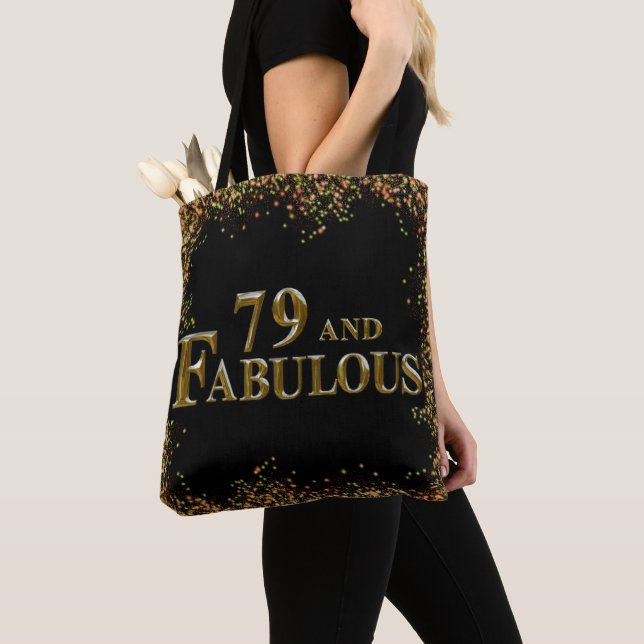 Tote Bag 79e anniversaire  (De près)