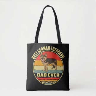 Tote Bag 7 Meilleur Berger Allemand Papa Jamais Vintage