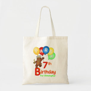 Tote Bag 7e fête d'anniversaire Teddy Bear Prince Goodie