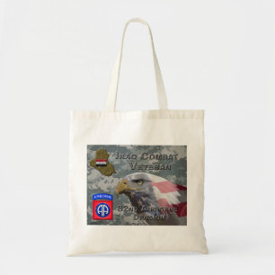 Tote Bag 82e Division aéroportée Irak Vétéran de combat